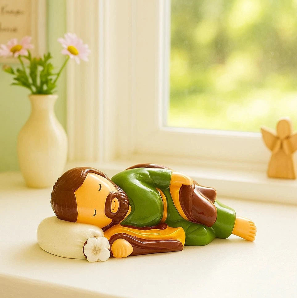 Little Drops of Water® Saints Sleeping Saint Joseph Collectors Edition Figurine – Home Guardian Gift |