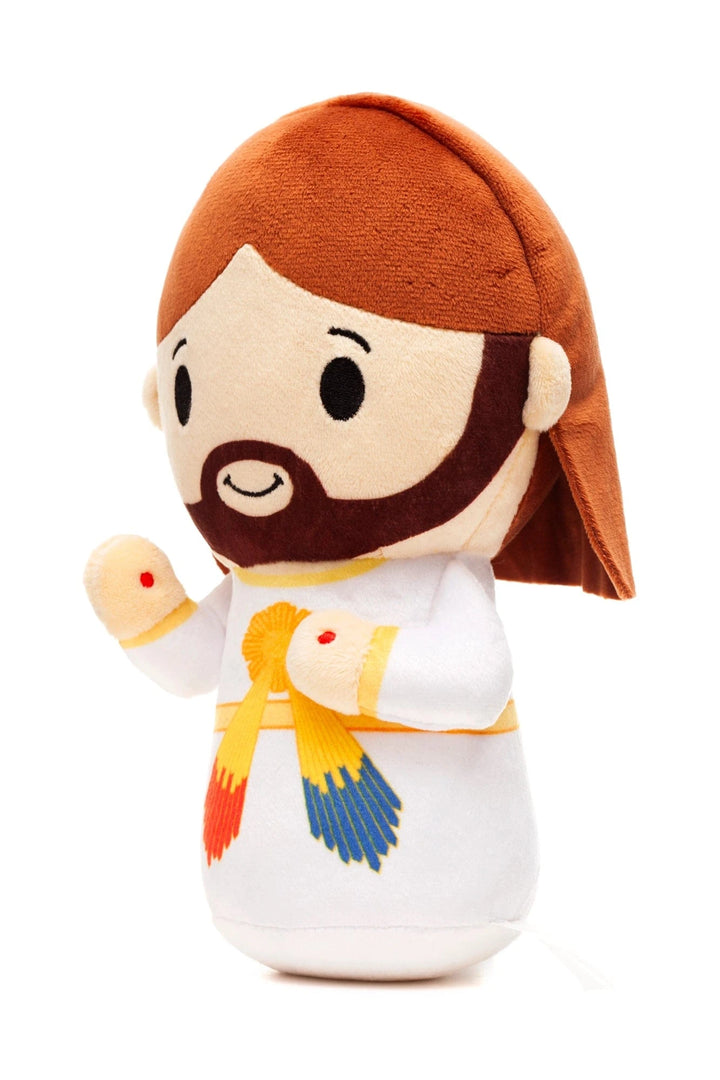Divine Mercy Jesus Catholic Plush Doll Jesus Plush Detail View - Little Drops of Water