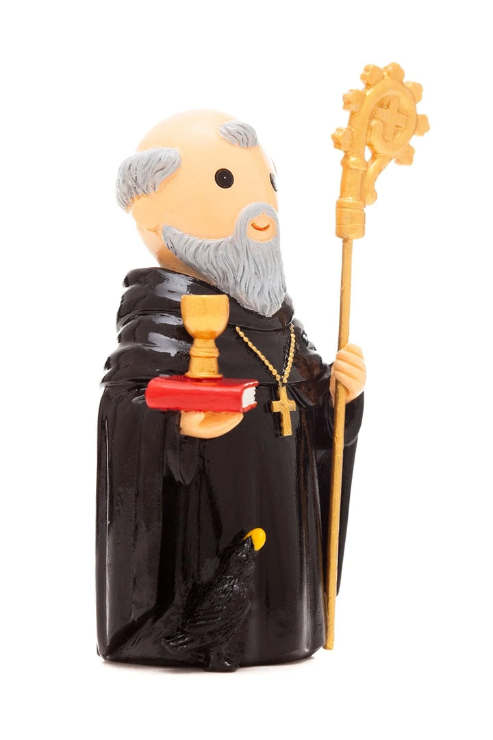 Little Drops of Water Saints Saint Benedict Collectors Edition Figurine – Protection Pattern Gift |