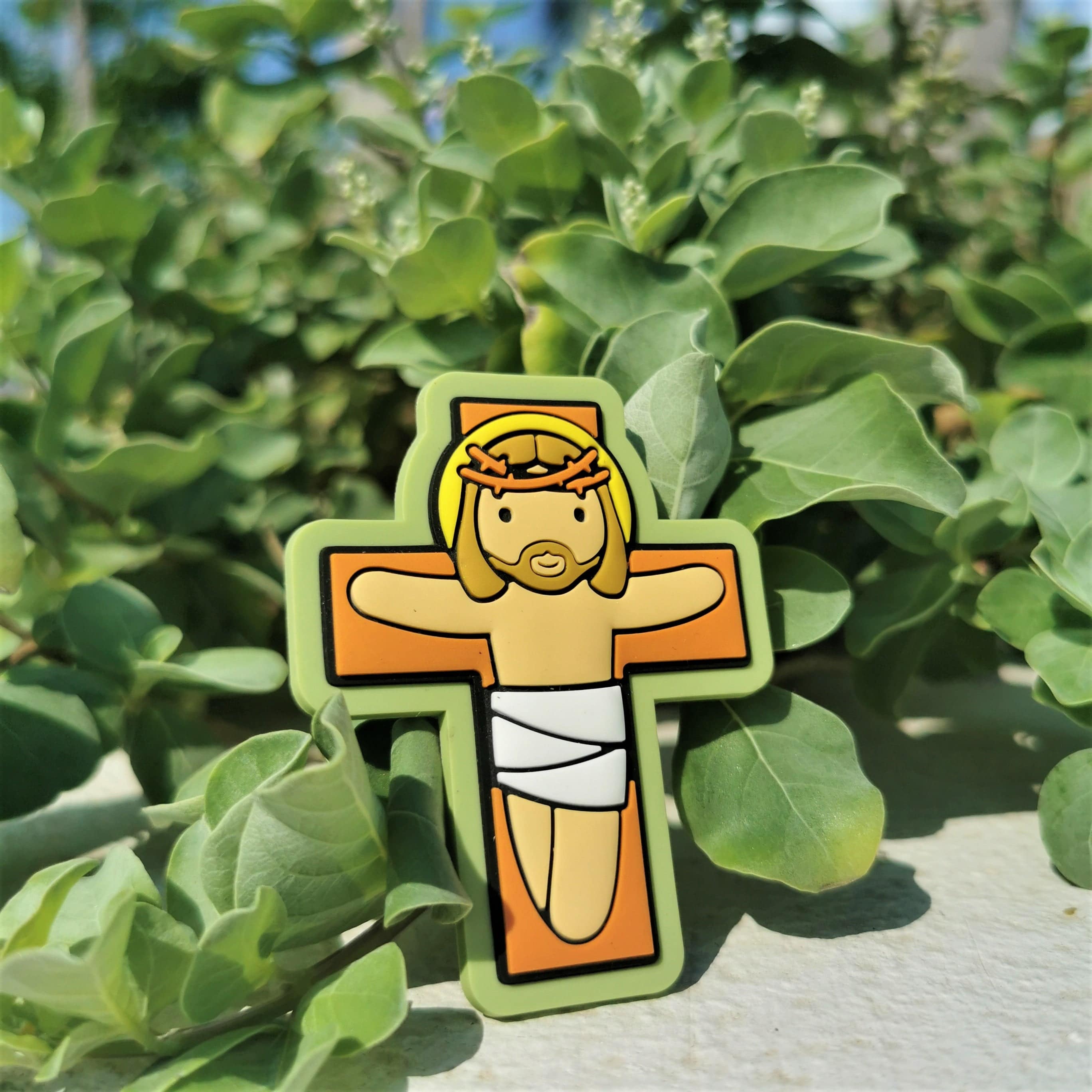 Jesus on the Cross Fridge Magnet - Little Drops of Water