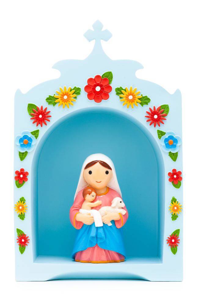 Little Drops of Water® Mini Shrines Little Shrine Of Mercy Figurine – Home Devotional Gift |
