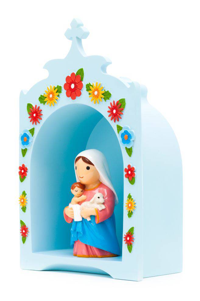 Little Drops of Water® Mini Shrines Little Shrine Of Mercy Figurine – Home Devotional Gift |